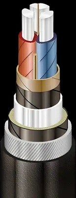 Power cables with PVC or XLPE insulation