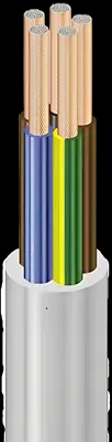 Wires and cords with PVC or XLPE insulation