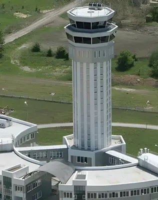 Donetsk airport control tower