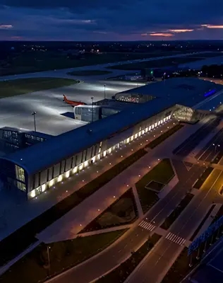 Lviv airport passenger terminal