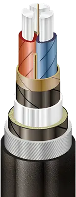 Power cables with PVC or XLPE insulation
