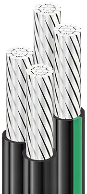 XLPE insulated self-supporting wires